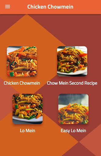 Android application Chicken Chowmein: Lo Mein screenshort