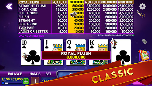 Android application Deuces Wild: Video Poker Ultra screenshort