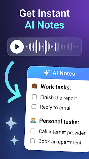 Screenshot of Voice to Text: AI Transcribe