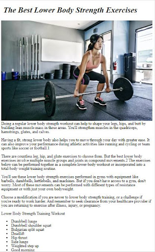 How to Do Lower Body Workout Screen 3