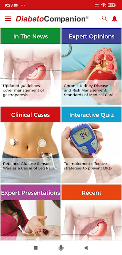 DiabetoCompanion Screen 2