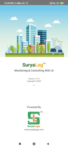 Android application Suryalog screenshort