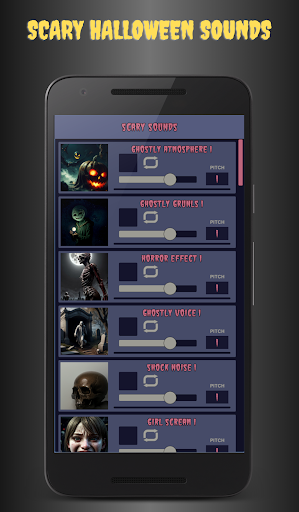 Android application Scary Sounds: Eerie Atmosphere screenshort