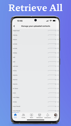 Recover deleted phone numbers