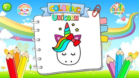 Screenshot 6 Unicornio lindo para colorear android
