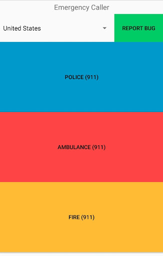 Emergency Caller by Country screenshot 2