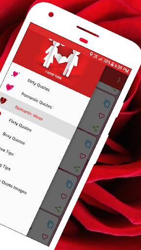 Android application Dirty Quotes, Dirty Messages screenshort