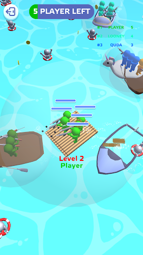 Raft Sea Wars io Screen 2