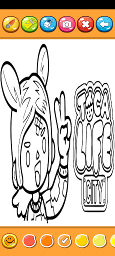 Doll Papper Toca Boca Coloring