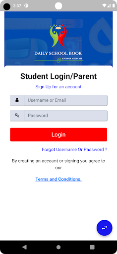 Daily School Book Screen 2