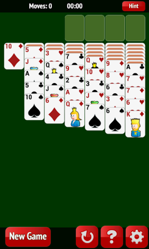 Android application Yukon Solitaire screenshort