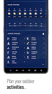 Transparent clock and weather Screenshot