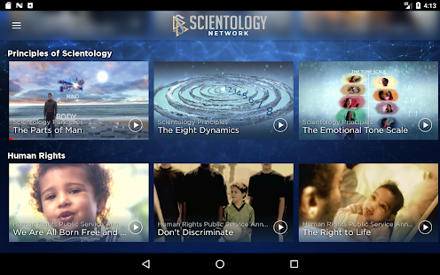 Scientology Network Varies with device APK screenshots 7