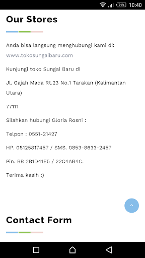 Android application Sungai Baru screenshort
