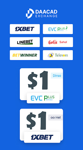 Android application Daacad Exchange screenshort