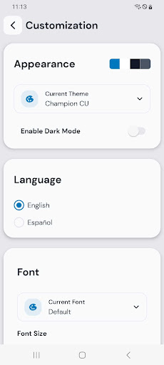 Champion CU Mobile Banking Screenshot