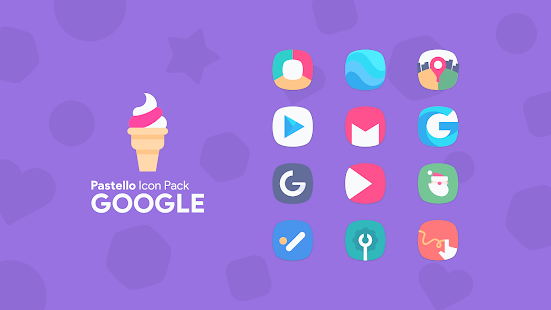 פסטלו: Pastel Icon Pack צילום מסך