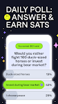 screenshot of ZBD: Bitcoin, Games, Rewards