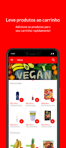 Supermercado Opção Screen 2