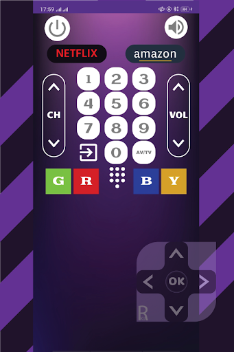 ROKU remote app Screen 2