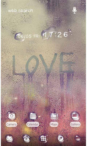Android application Stylish Theme-Love Glass- screenshort