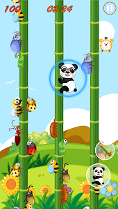 Panda Attack: Slide & Throw