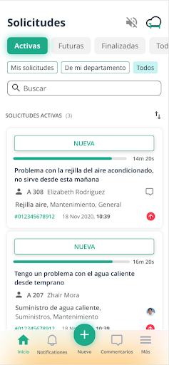 Android application Guesthub StaffApp screenshort