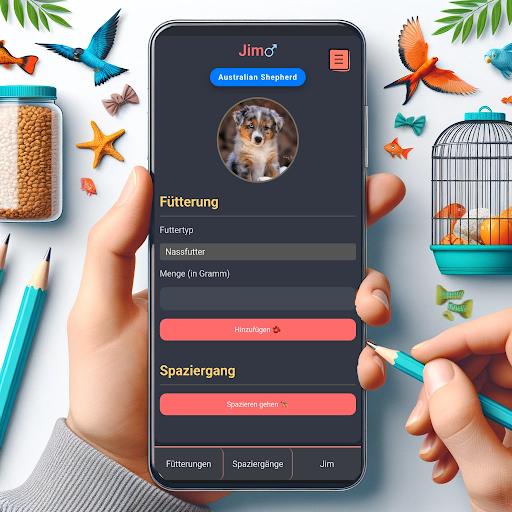 Android application PawLog screenshort