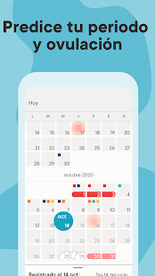 Calendario Menstrual Clue Screenshot