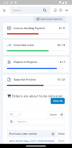 CRM System Screen 2