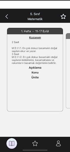Kazanım Defterim Screen 3