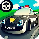 Cop car games for little kids icon