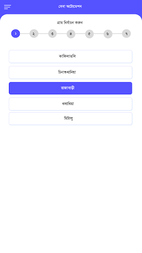 Digital Holding Assessment Screen 2