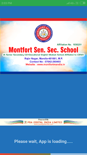 Montfort Digital Diary Screen 3