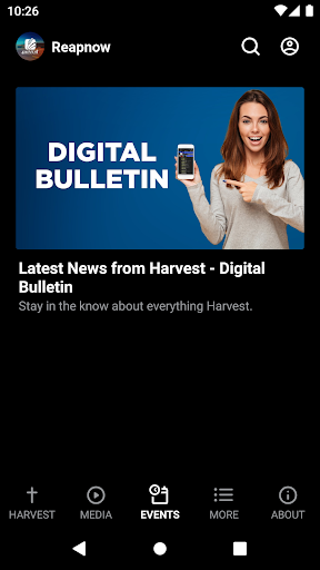 Reapnow HarvestChristianCentre Screen 3
