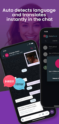 Android application HolaMami screenshort