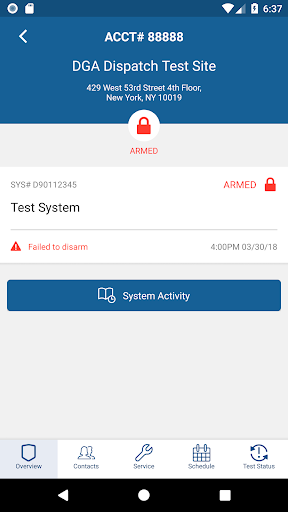 Android application DGA Security screenshort