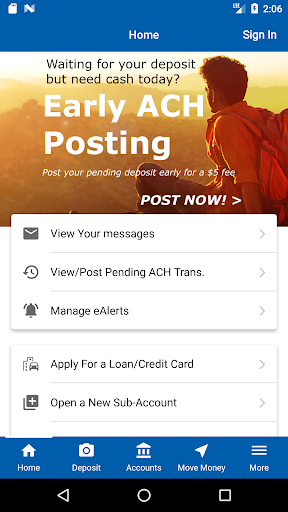 Android application County-City Credit Union screenshort