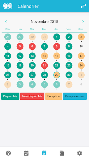 Android application Amisgest RH screenshort