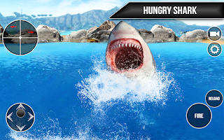 Wild Shark Fish Hunting game - Screenshot 1