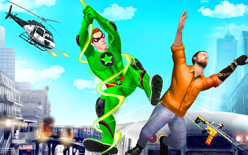 Police Green Sticky Robot Hero Screen 3