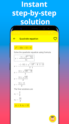Studymate - free math calculator  homework helper