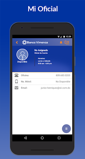Banco Vimenca Móvil Screenshot 4 - AppWisp.com