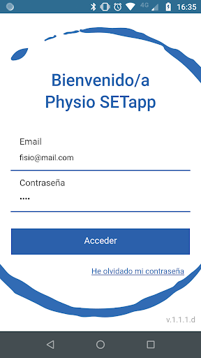 Android application SET app Training S.L screenshort