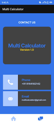 Multi calculator Screen 2