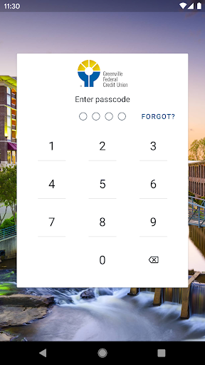 Android application Greenville FCU Banking screenshort