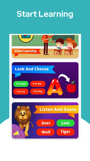 Kids Zone PreSchool Learn App Screen 2