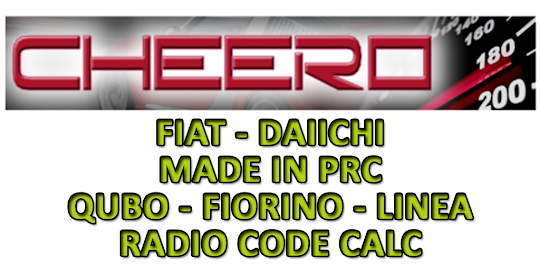 RADIO CODE for FIAT DAIICHI