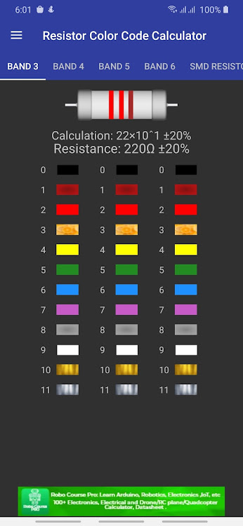 Resistor Color Code Calculator - 3.5.9 - (Android)