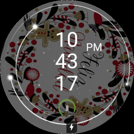 Esfera Reloj Feliz Navidad Screen 3